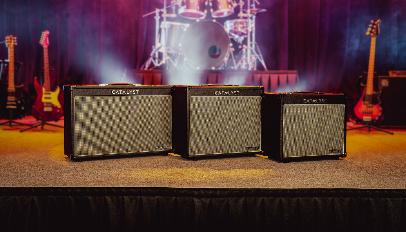 Catalyst CX amps on stage