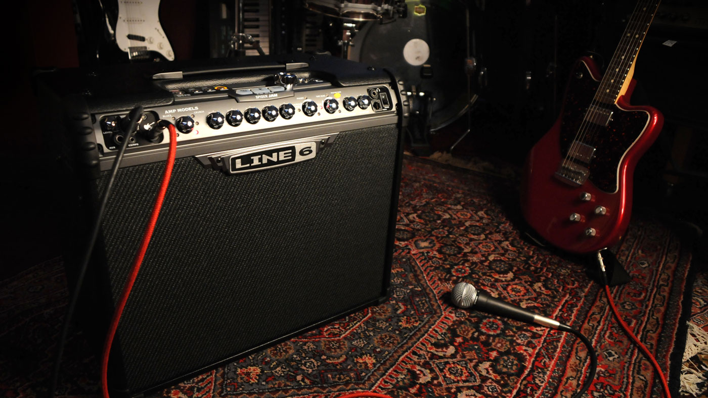 Line 6 Spider Jam guitar amp for practicing and jamming with guitar and amp modeling