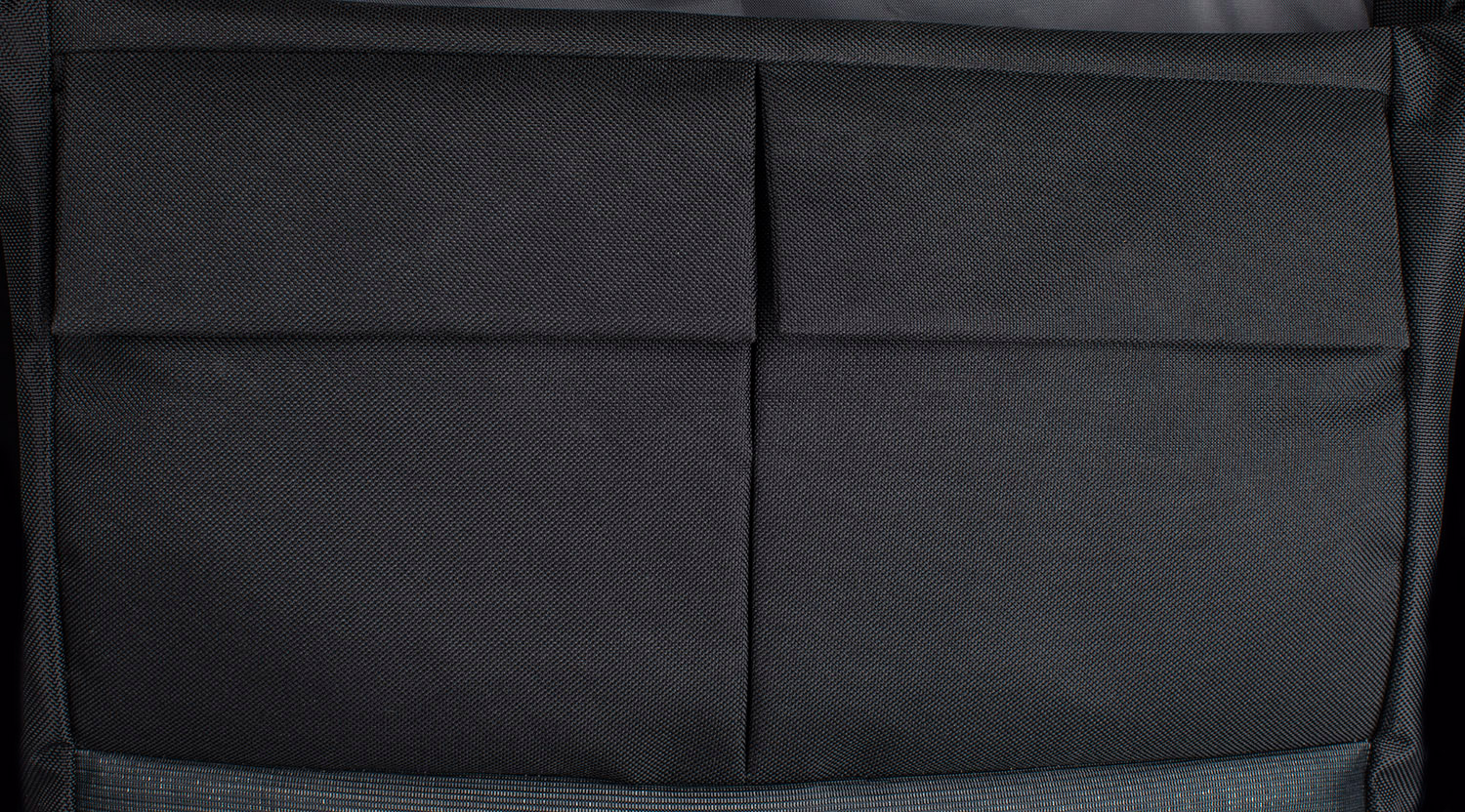 Close-up of internal pocket on the HX Messenger Bag