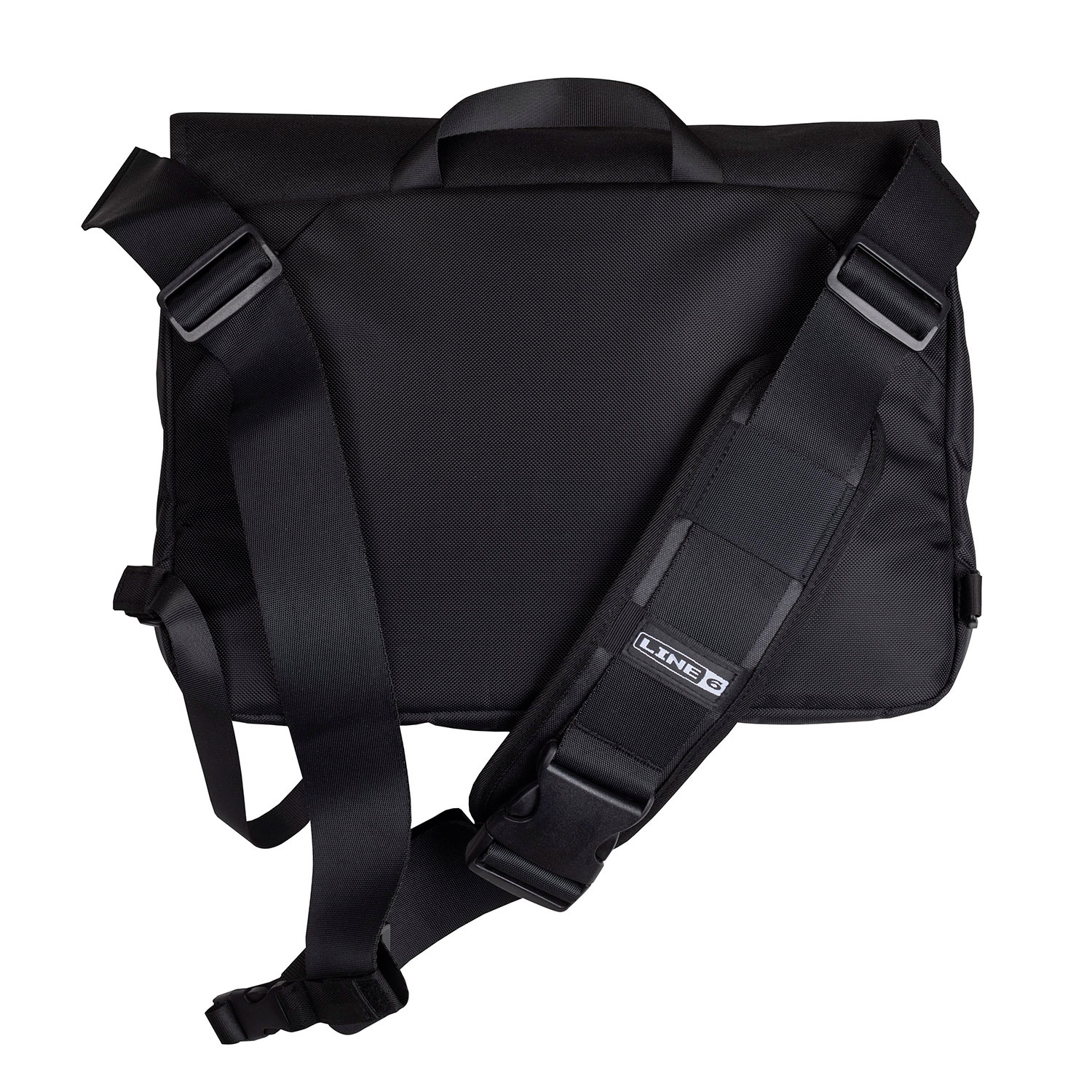 Back view of the HX Messenger Bag with shoulder strap