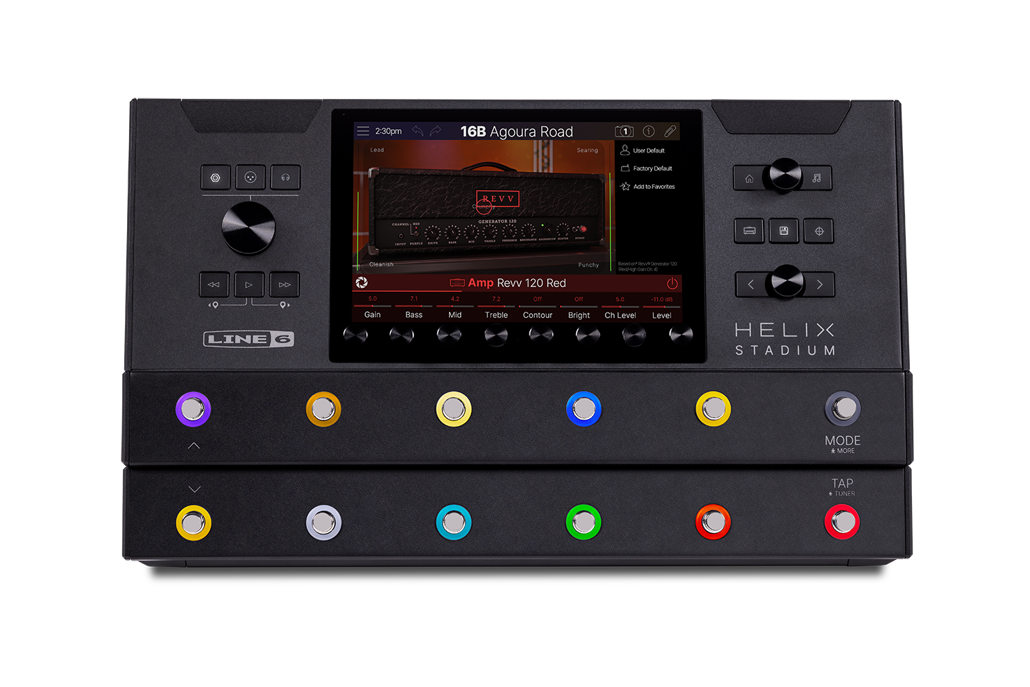 Front view of Helix Stadium Floor