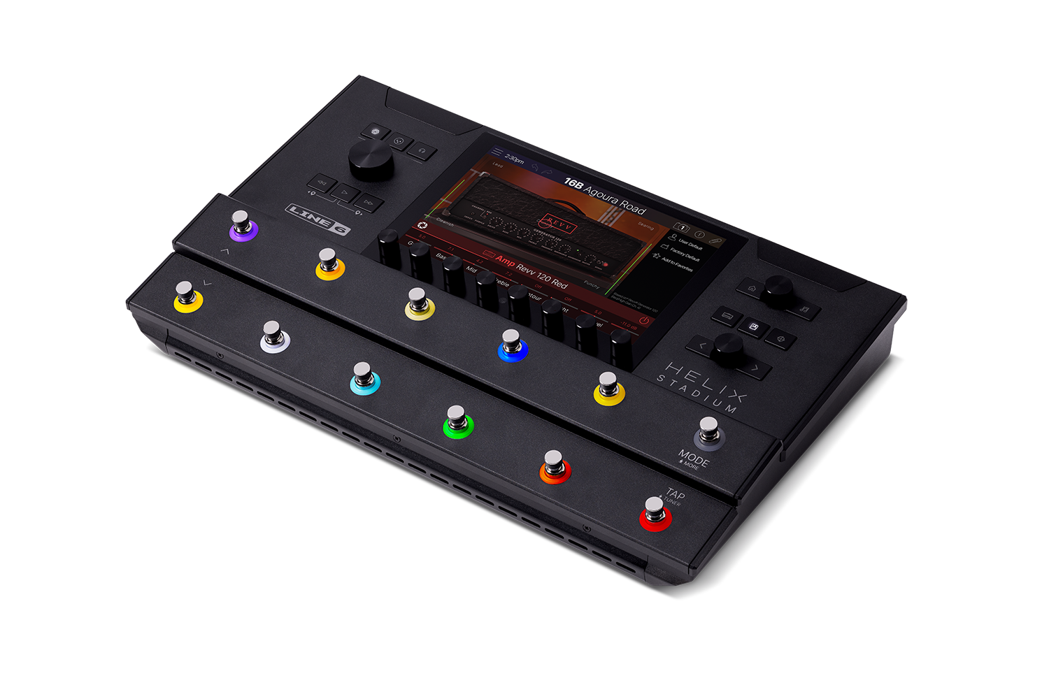 Angled front view of Helix Stadium Floor