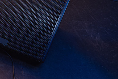 cut up image with bottom part of stage monitor