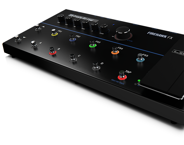 Line 6 Firehawk Amp and Effects product photo of floor processor