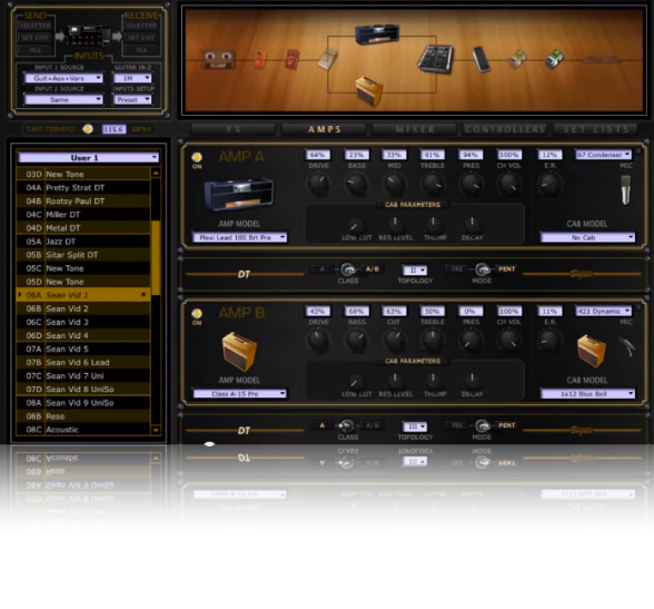 Line 6 POD HD500X guitar effects processor HD Edit software